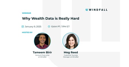 Why Wealth Data is Really Hard 