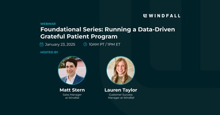 Running a Data-Driven Grateful Patient Program