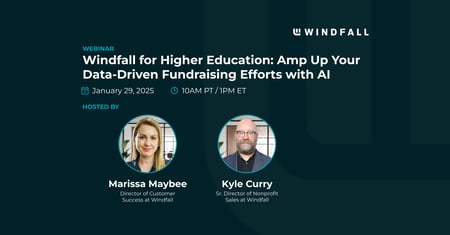 Windfall for Higher Education: Amp Up Your Data-Driven Fundraising Efforts with AI 