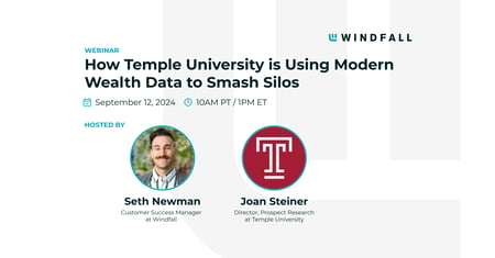 How Temple University is Using Modern Wealth Data to Smash Silos