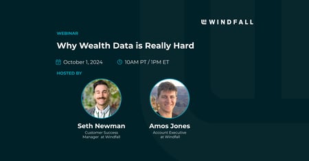 Why Wealth Data is Really Hard